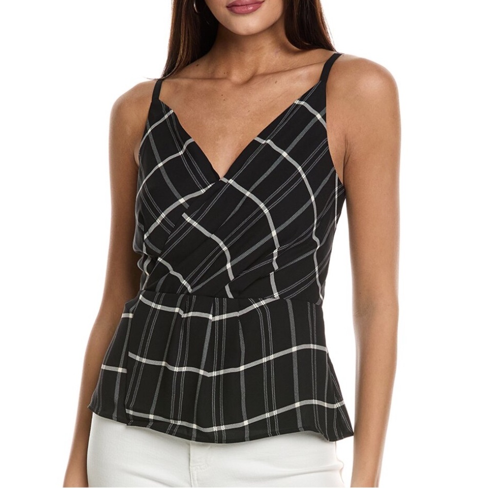 NWT Cabi Check Crossover Cami Checkerboard Size 2